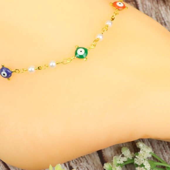 "Dainty Anklet for Women – Elegant Everyday Jewelry & Perfect Gift | MLCRC1748 - Picture 1 of 10